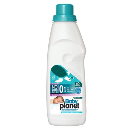 Baby Planet Laundry Liquid Detergent for Baby Clothes Υγρό Απορρυπαντικό Βρεφικών Ρούχων με Καθαριστικούς Παράγοντες Φυτικής Προέλευσης 1160ml